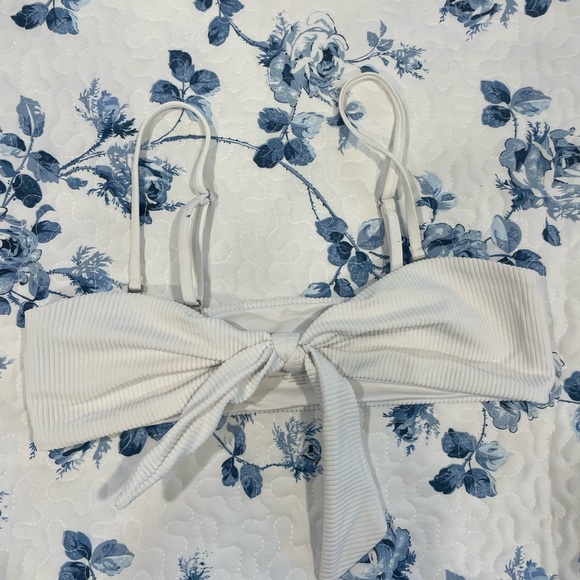 Frankie's Bikinis Other - Frankie’s Bikinis White Tie Top